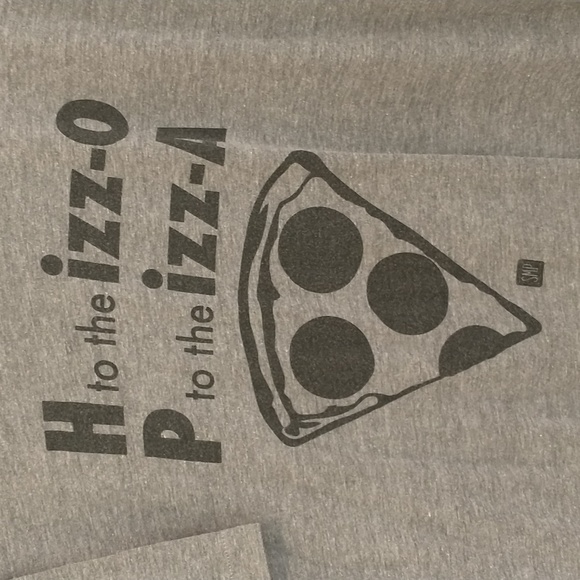 3/$15 smp grey h to the izzo p to the pizza t-shirt - Picture 2 of 4